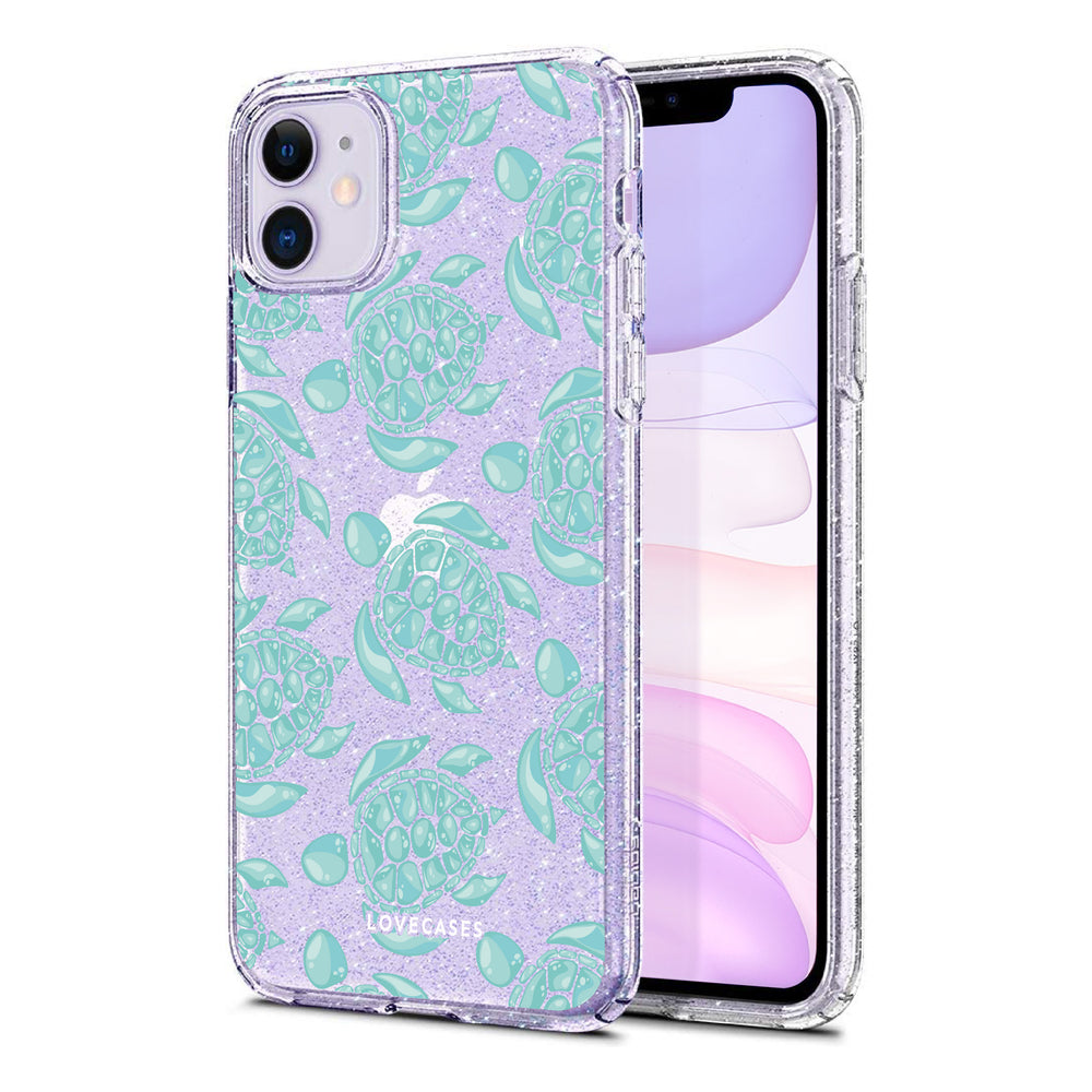 Sea Turtles Glitter Phone Case