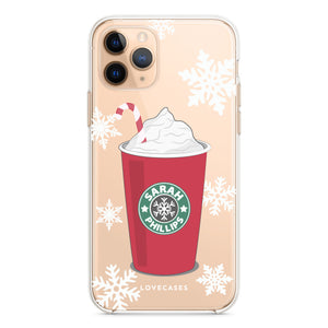 
            
                Load image into Gallery viewer, Personalised Christmas Cup Phone Case
            
        