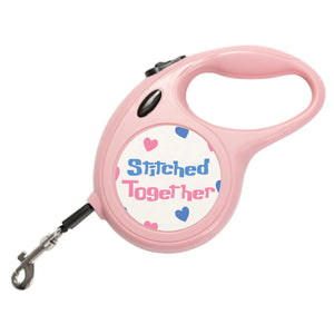 Stitched Together Retractable Dog Lead