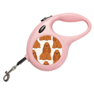 Cocker Spaniel Retractable Dog Lead