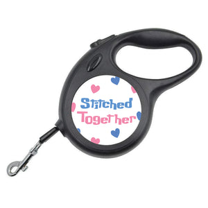 Stitched Together Retractable Dog Lead