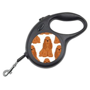 Cocker Spaniel Retractable Dog Lead