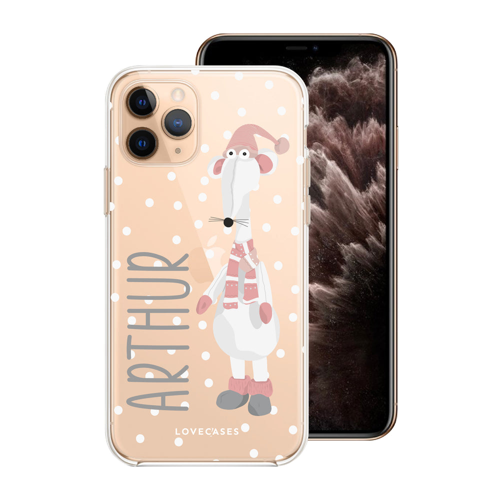 Personalised Christmas Rat Phone Case