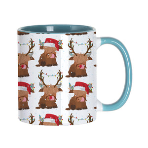 Ruby & Rory the Christmas Baby Highland Cows Mug