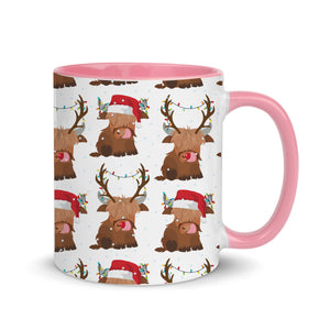 Ruby & Rory the Christmas Baby Highland Cows Mug