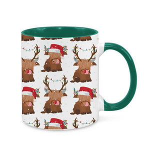 Ruby & Rory the Christmas Baby Highland Cows Mug