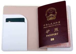 White Hot Girl Passport Cover