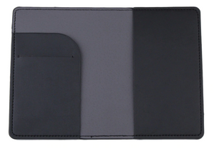 Ocean Bound Black Passport Cover