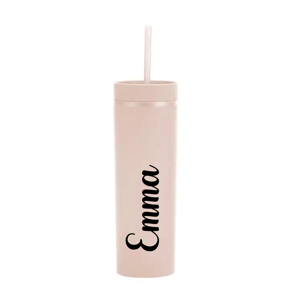 
            
                Load image into Gallery viewer, Personalised Name - Sand Skinny Tumbler
            
        