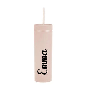 Personalised Name - Sand Skinny Tumbler