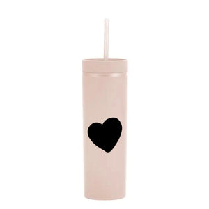 Heart Sand Skinny Tumbler