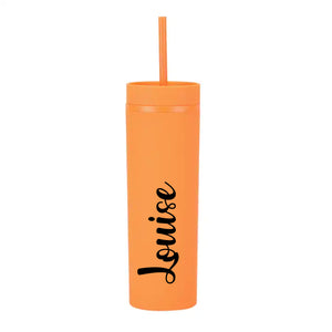 Personalised Name - Carrot Skinny Tumbler