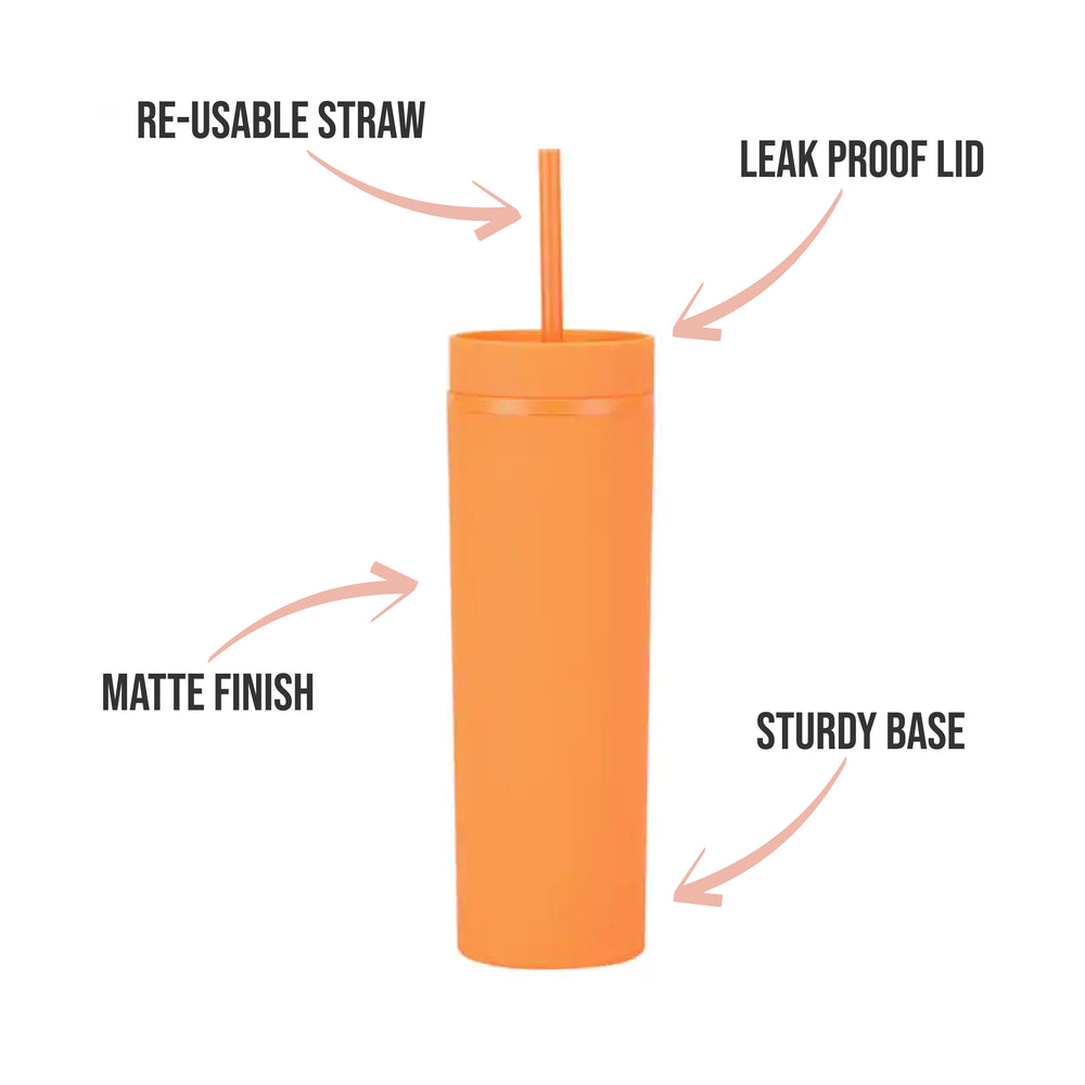 Personalised Name - Carrot Skinny Tumbler