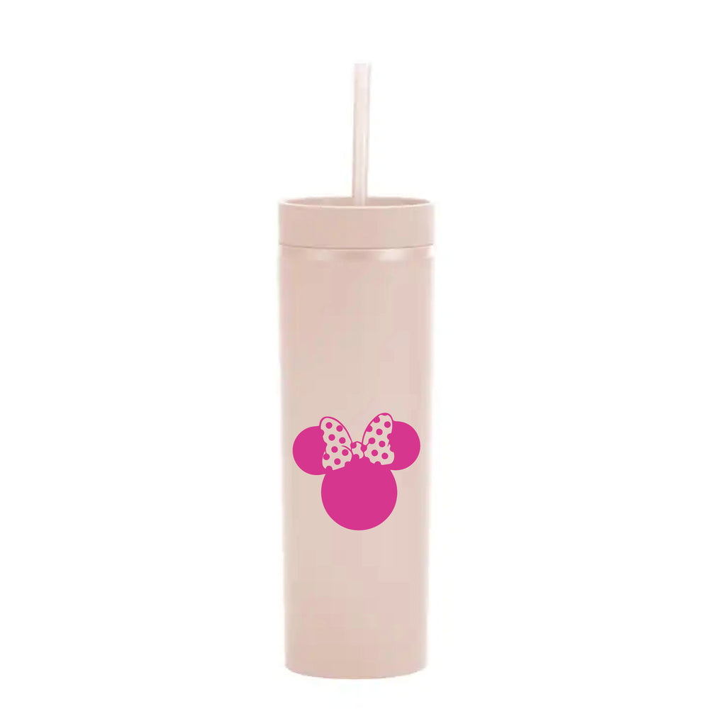 
            
                Load image into Gallery viewer, Minnie Sand Skinny Tumbler
            
        