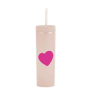 Heart Sand Skinny Tumbler