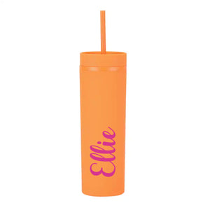 Personalised Name - Carrot Skinny Tumbler