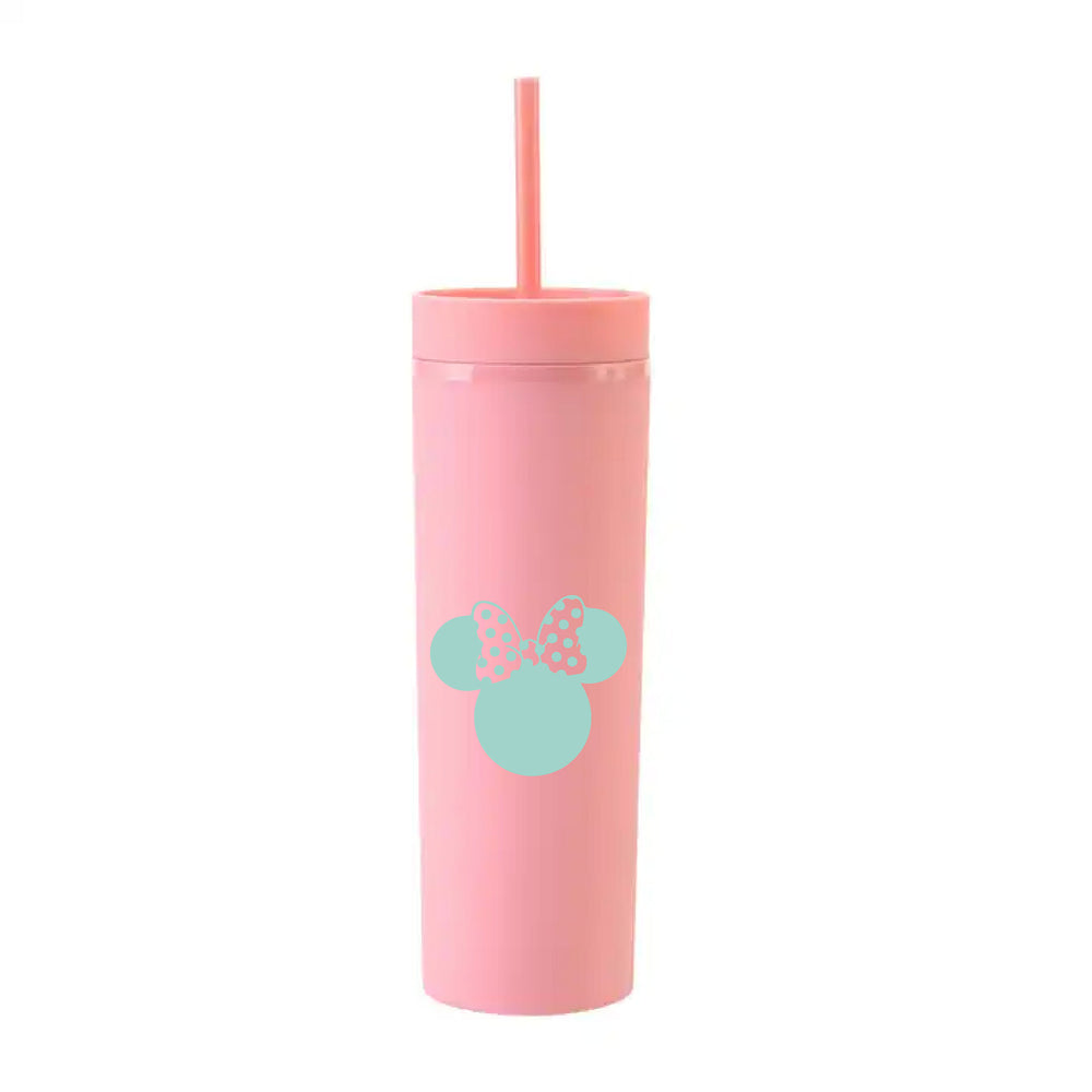 
            
                Load image into Gallery viewer, Minnie Blush Skinny Tumbler
            
        