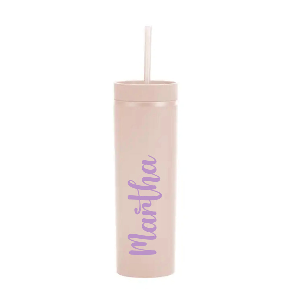 Personalised Name - Sand Skinny Tumbler