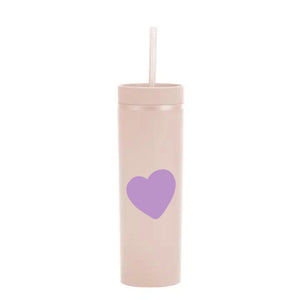 Heart Sand Skinny Tumbler