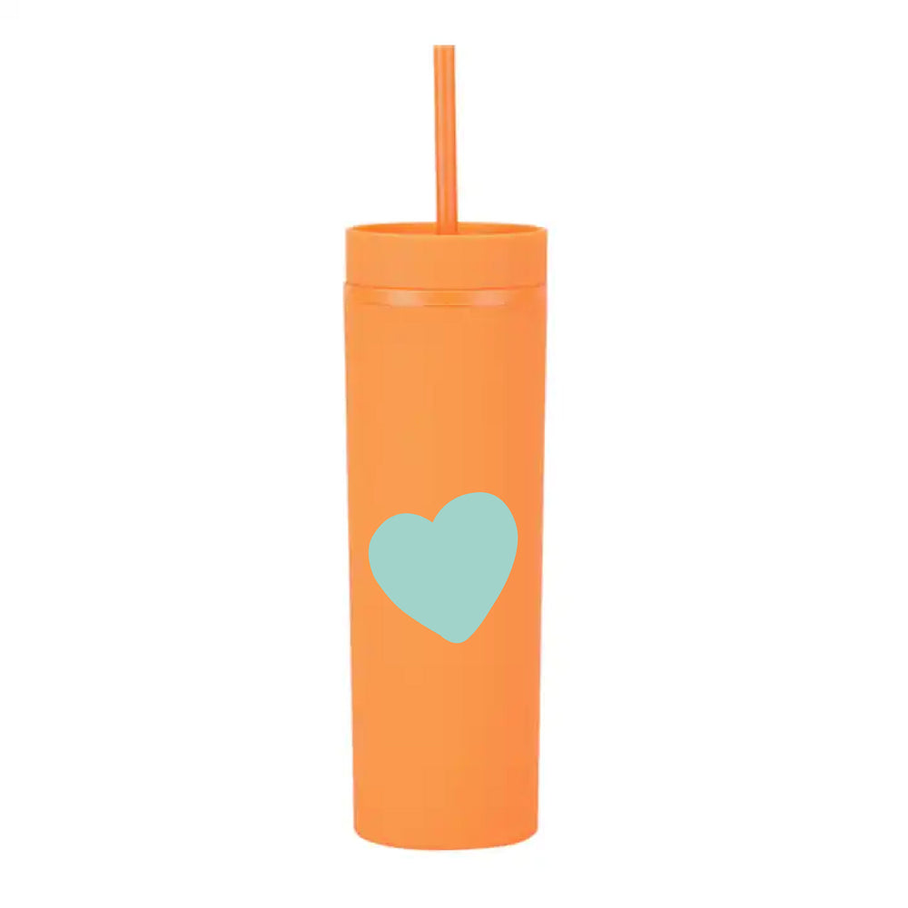 Heart Carrot Skinny Tumbler