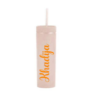 Personalised Name - Sand Skinny Tumbler