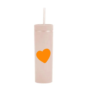 Heart Sand Skinny Tumbler