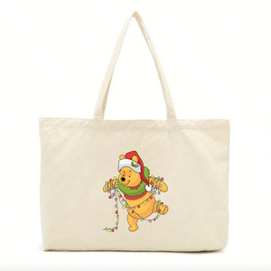 Christmas Winnie the Pooh Tote