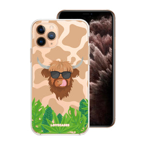 Summer Highland Cow Phone Case