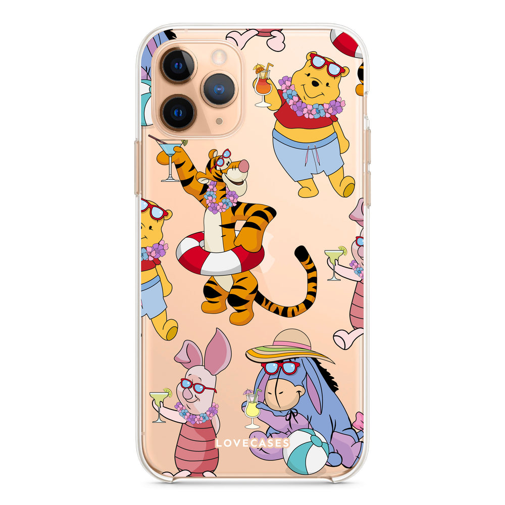 Winnie & Friends Cocktail Party Phone Case