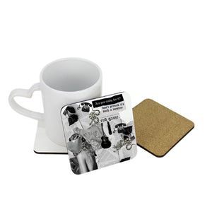 Newspapers Square Coaster