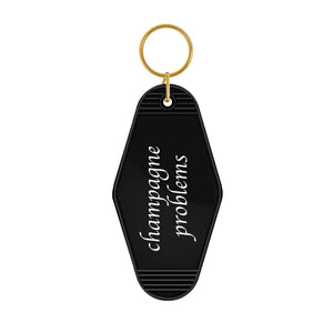 Champagne Problems Motel Keyring