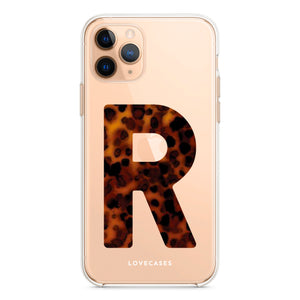 Personalised Tortoise Shell Letter Phone Case