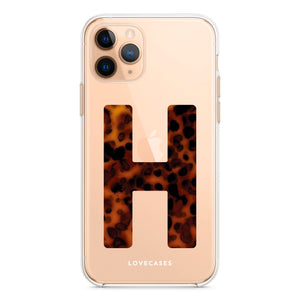 Personalised Tortoise Shell Letter Phone Case