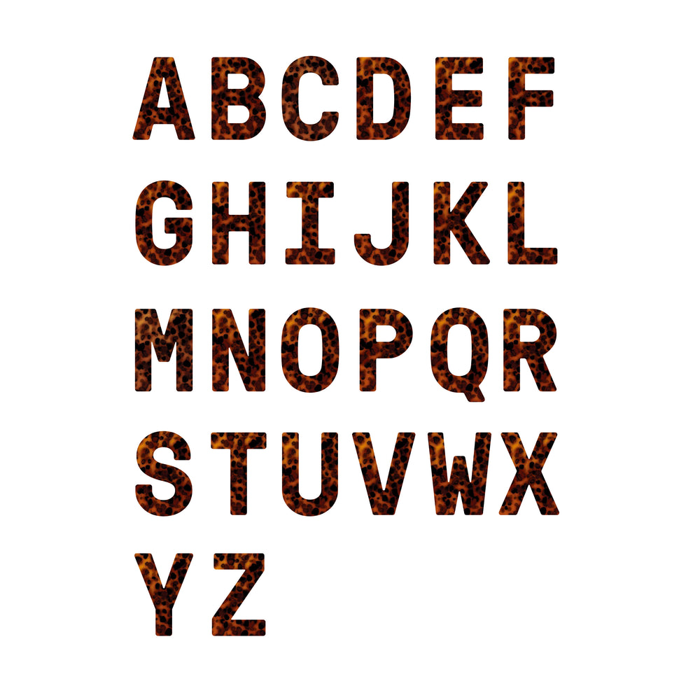 Personalised Tortoise Shell Letter Phone Case