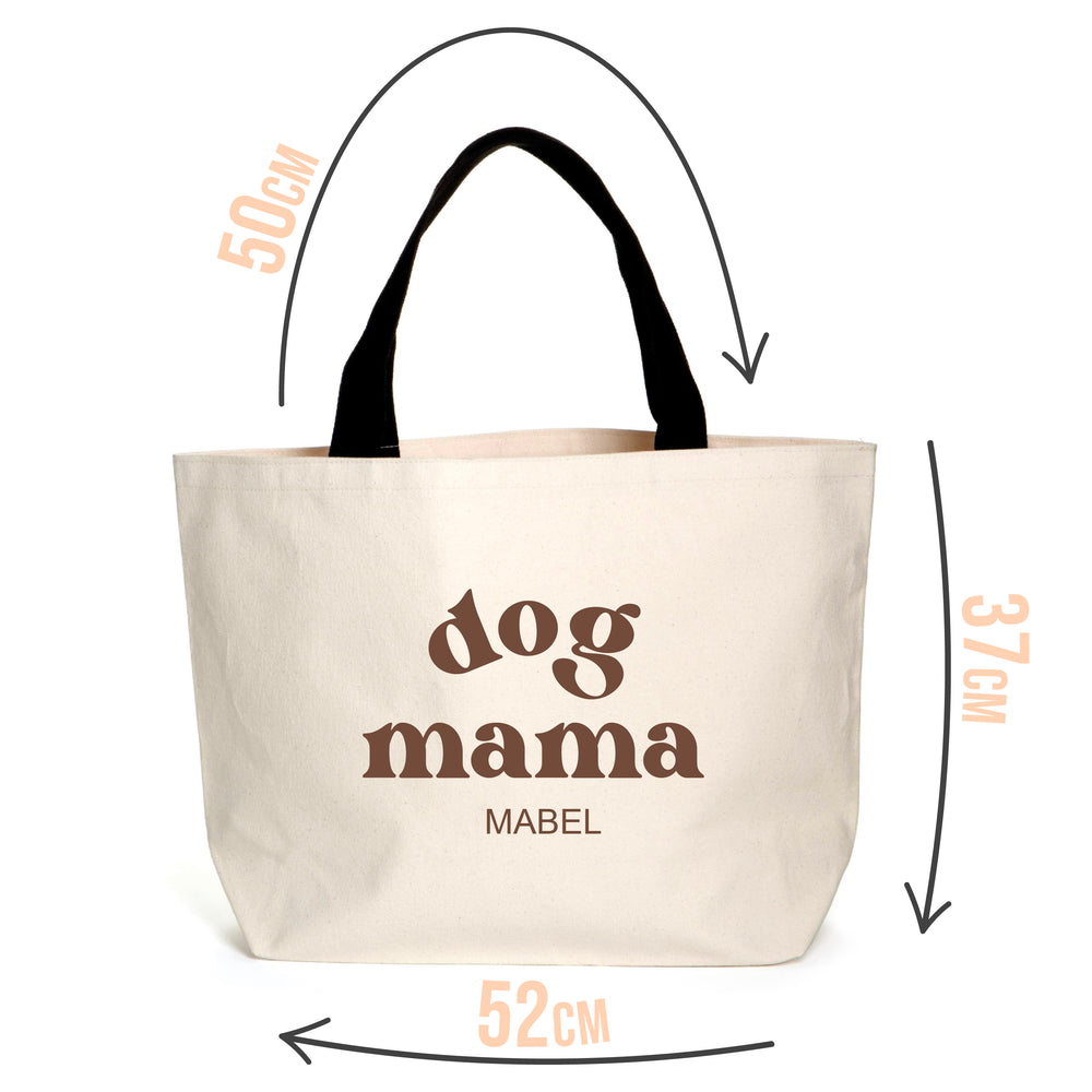 Personalised Dog Mama Tote Bag
