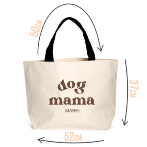Personalised Dog Mama Tote Bag
