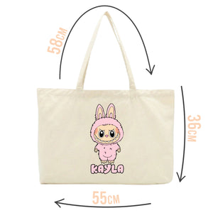 Personalised Pink Labubu Craze Tote