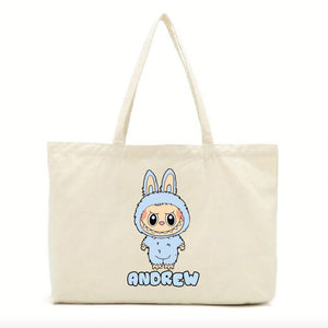 Personalised Blue Labubu Craze Tote