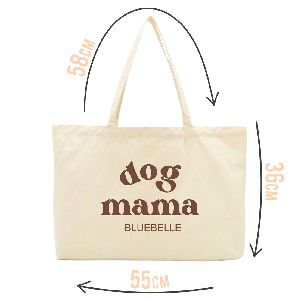 Personalised Dog Mama Tote Bag