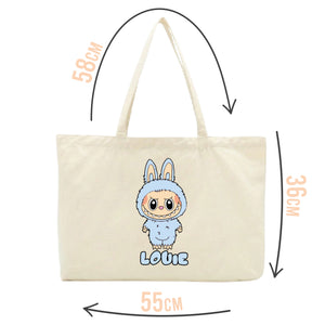 Personalised Blue Labubu Craze Tote