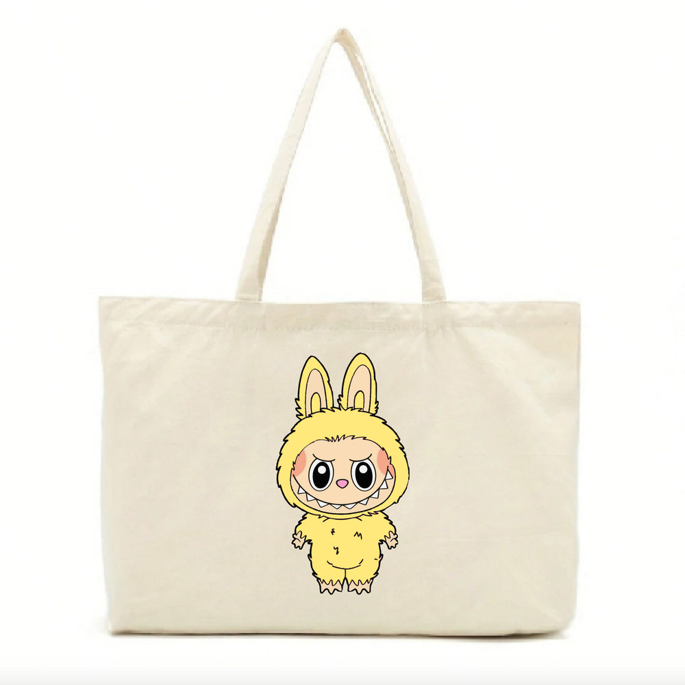 Yellow Labubu Craze Tote