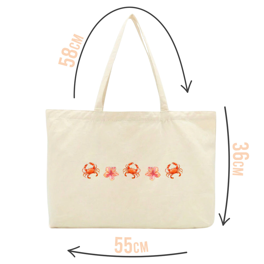 Tropic Crabs Tote Bag
