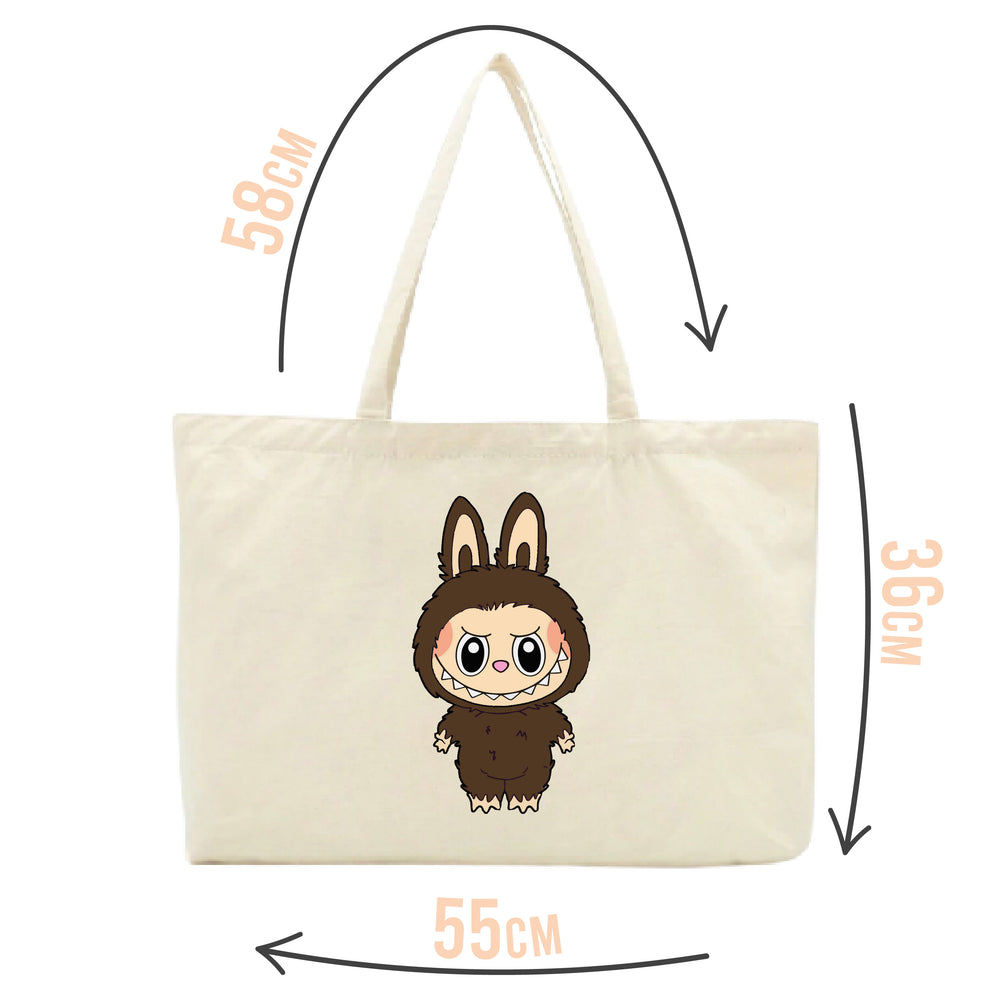 Brown Labubu Craze Tote