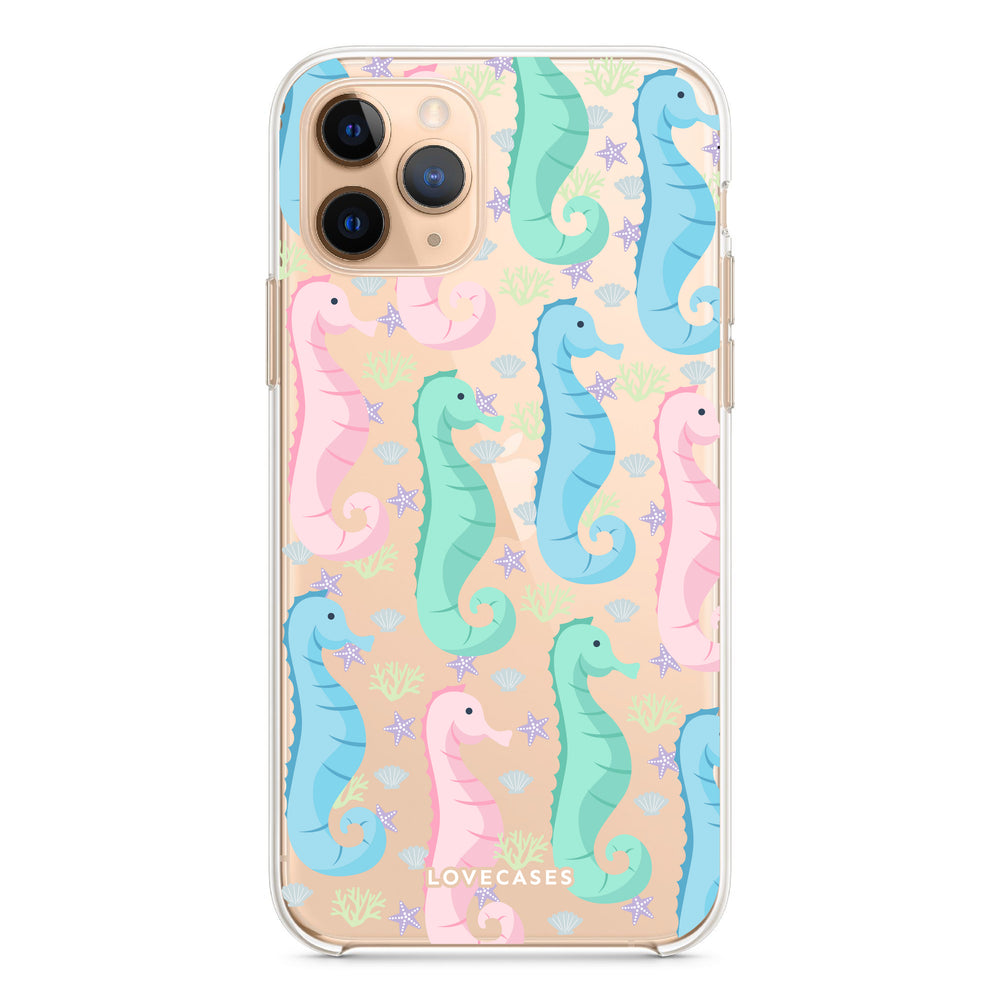 Pastel Sea Horses Phone Case