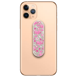 Pink Real Doll Pattern Glitter Phone Loop