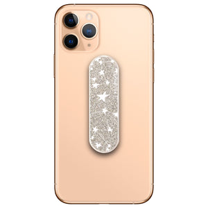 White Stars & Moons Glitter Phone Loop