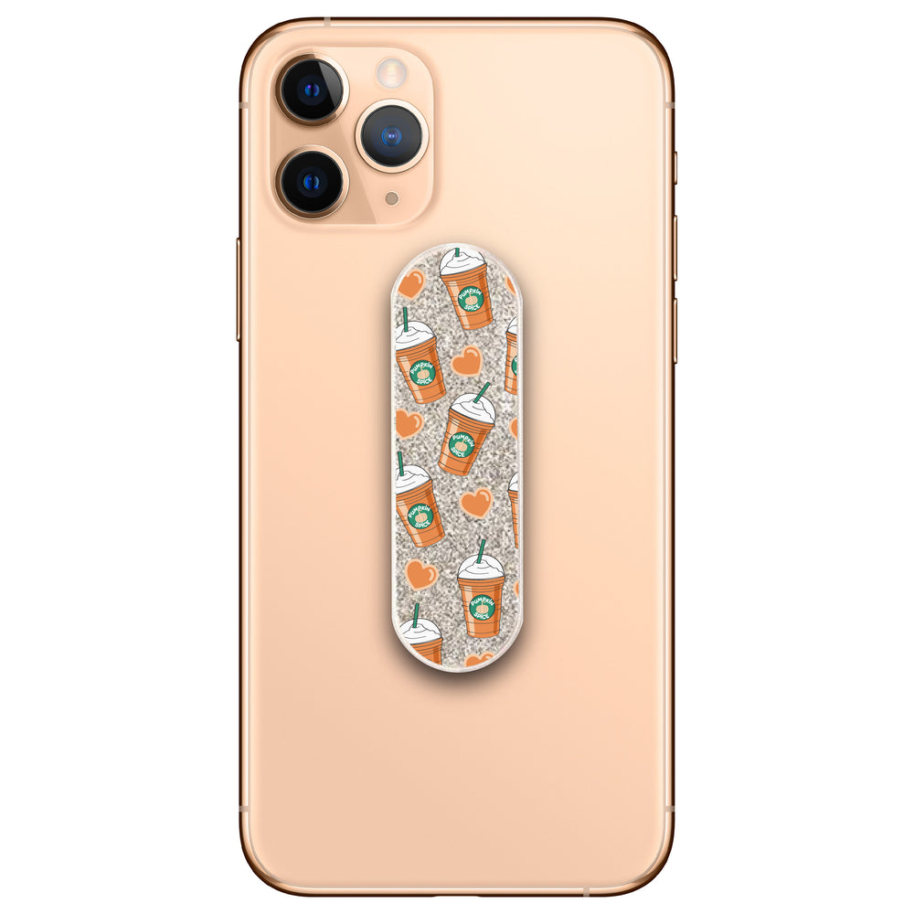 Pumpkin Spice Frappe Glitter Phone Loop