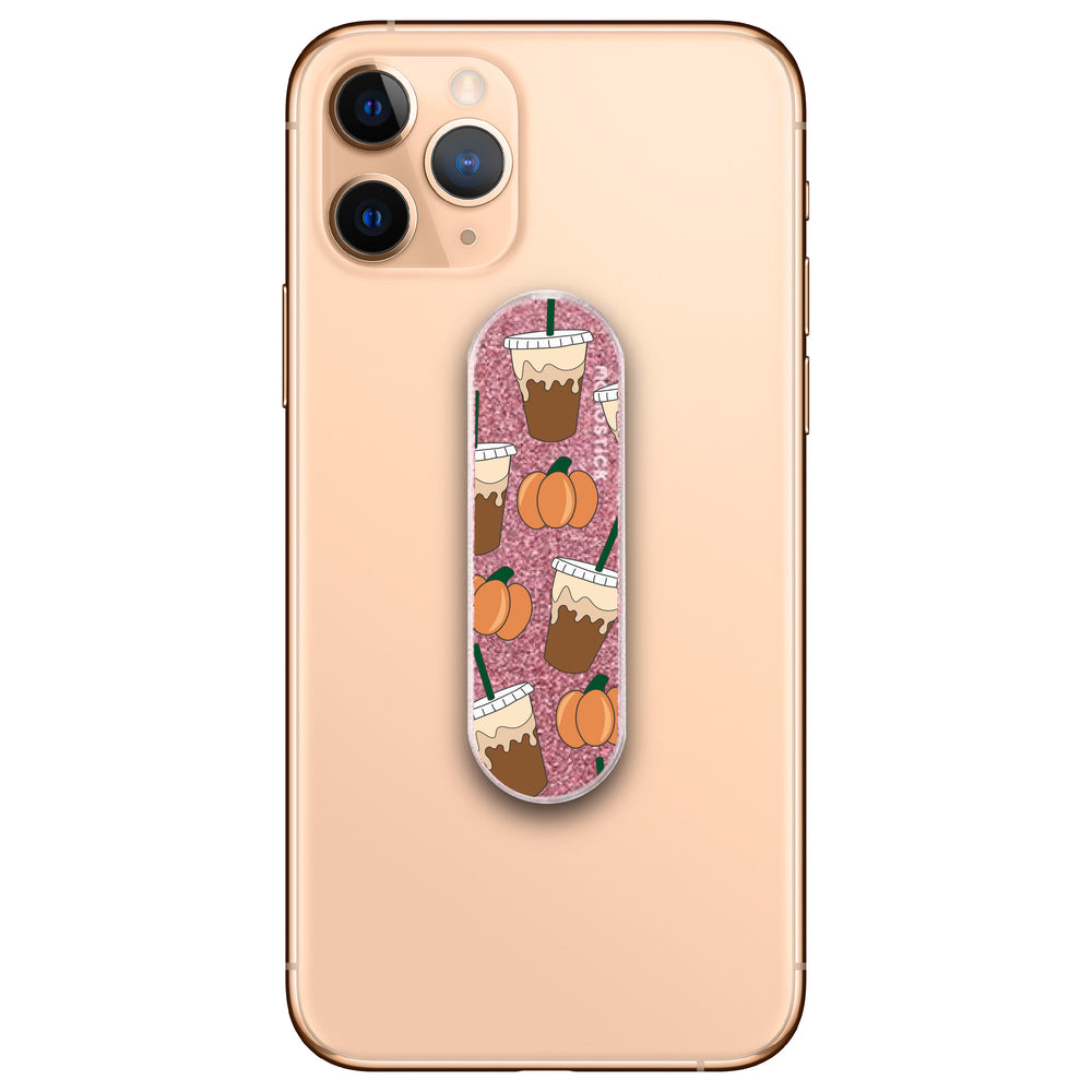 
            
                Load image into Gallery viewer, Caramel Macchiato Glitter Phone Loop
            
        