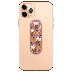 Caramel Macchiato Glitter Phone Loop