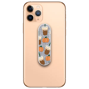 
            
                Load image into Gallery viewer, Caramel Macchiato Glitter Phone Loop
            
        
